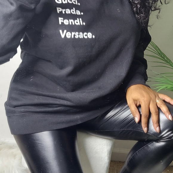 I Speak Fluent Italian crew neck sweatshirt - Picture 4 of 4